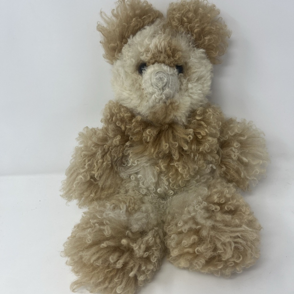 Alpaca fur teddy bear